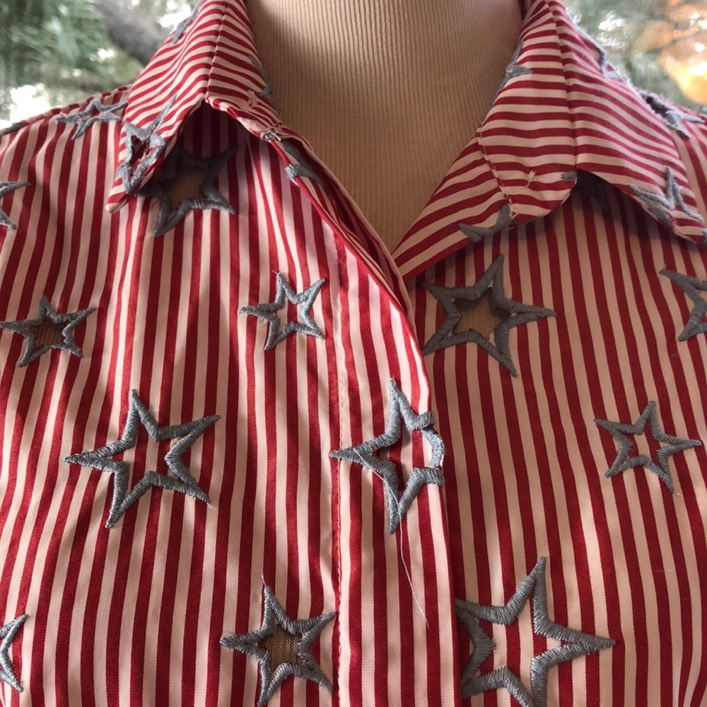 INA Americana Button Down Top Size S